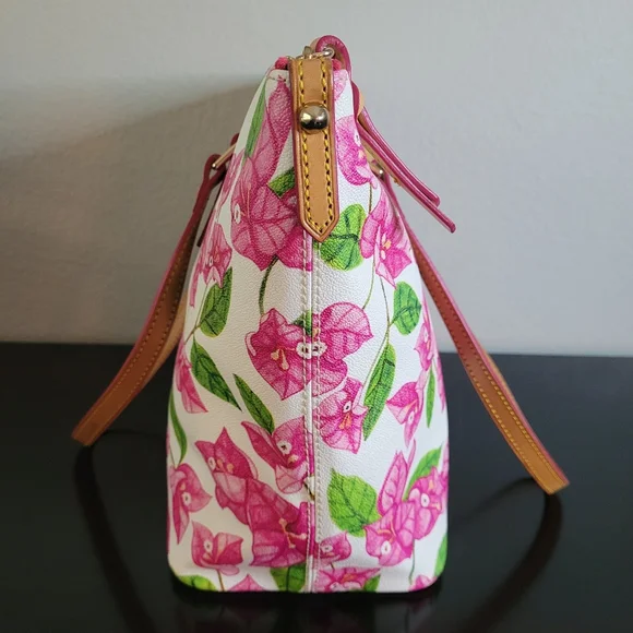 Dooney & Bourke Bougainvillea Zip Top Shopper Tote - Picture 6 of 16